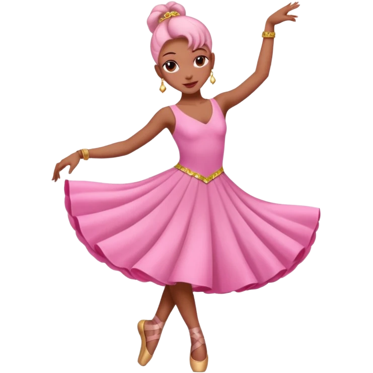 Dancer pink emoji