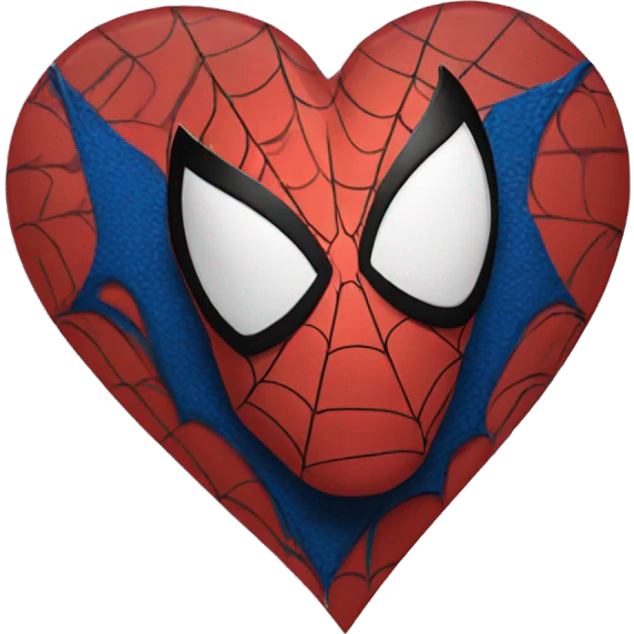 Spider man heart emoji emoji