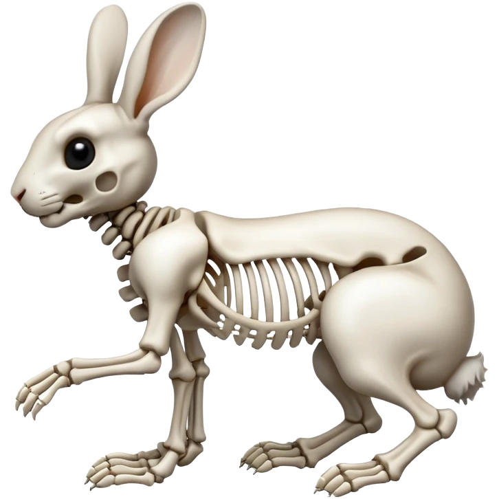 Emoji from  a rabbit skeleton emoji