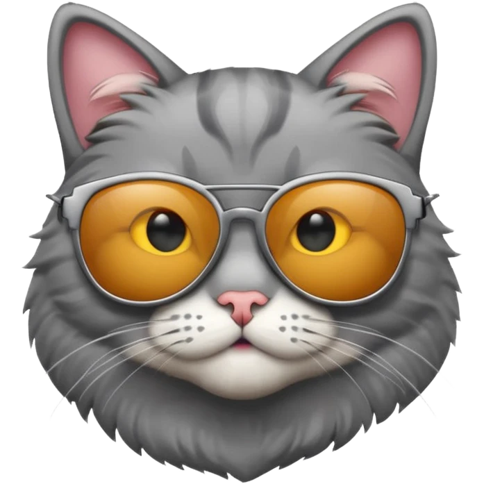 Cat wearing sunglasses emoji