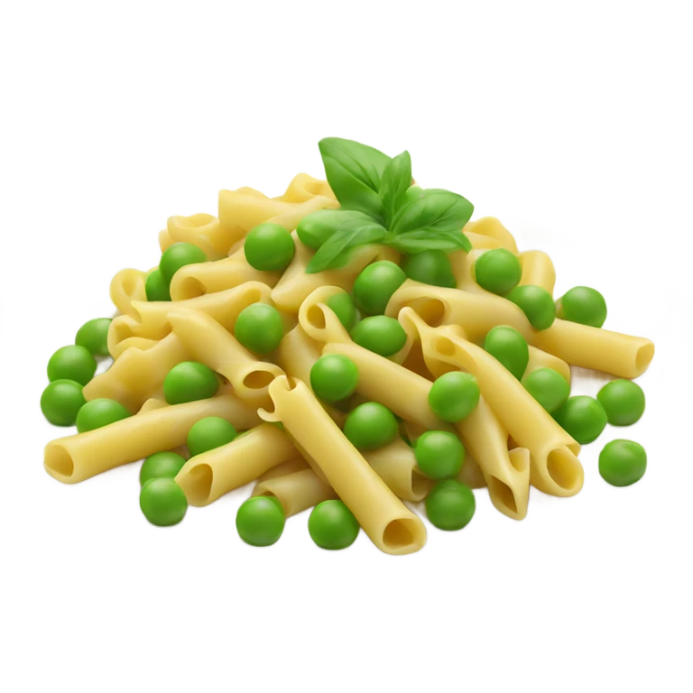 Pasta with peas emoji