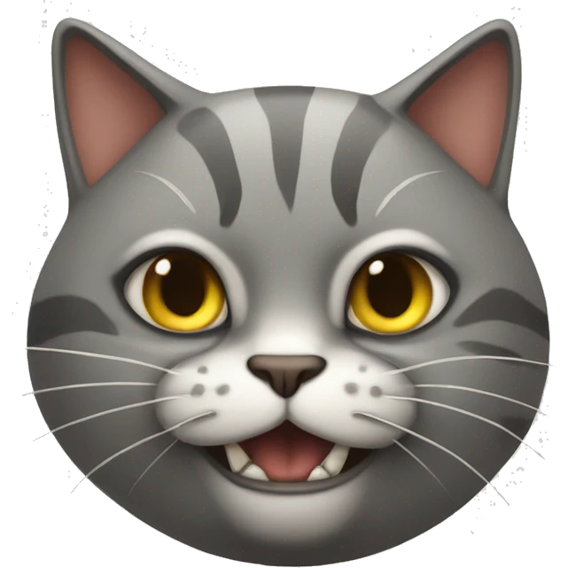 Mad cat emoji
