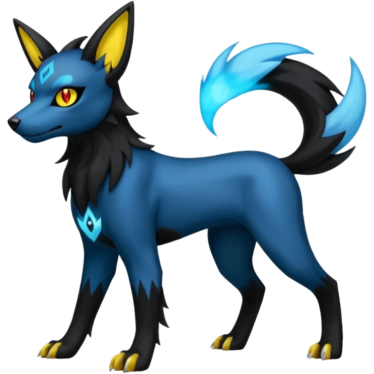 Luxray-Manectric-Umbreon-Houndoom-Pokémon-Fakémon-hybrid-creature emoji