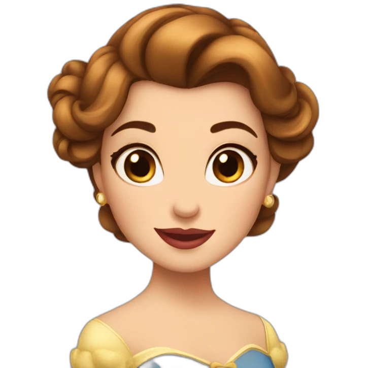 Belle Disney emoji