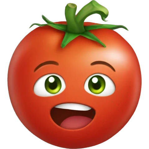 Moitié de tomate emoji