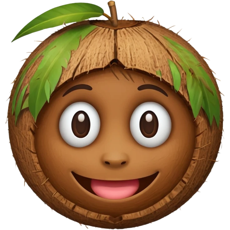 UM COCÖ COM ROSTINHO emoji