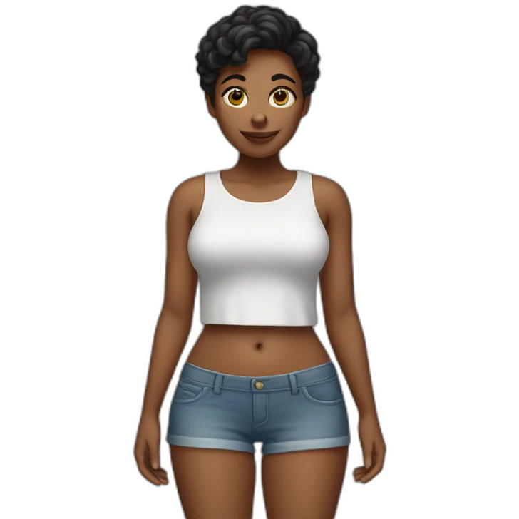 slim thick woman emoji