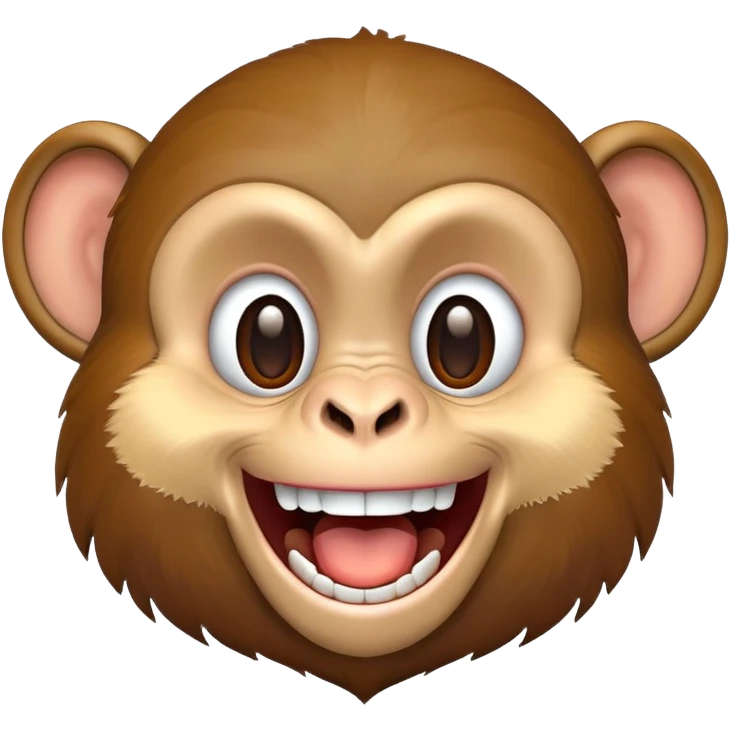 Laughing monkey emoji