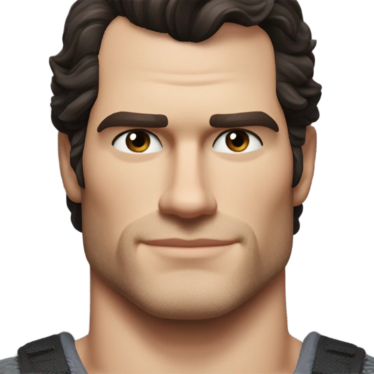 Henry Cavill's glistening upper body and natural underarm allure. emoji