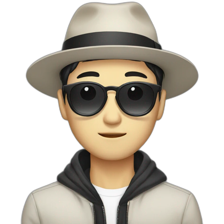 Stylish Korean man emoji