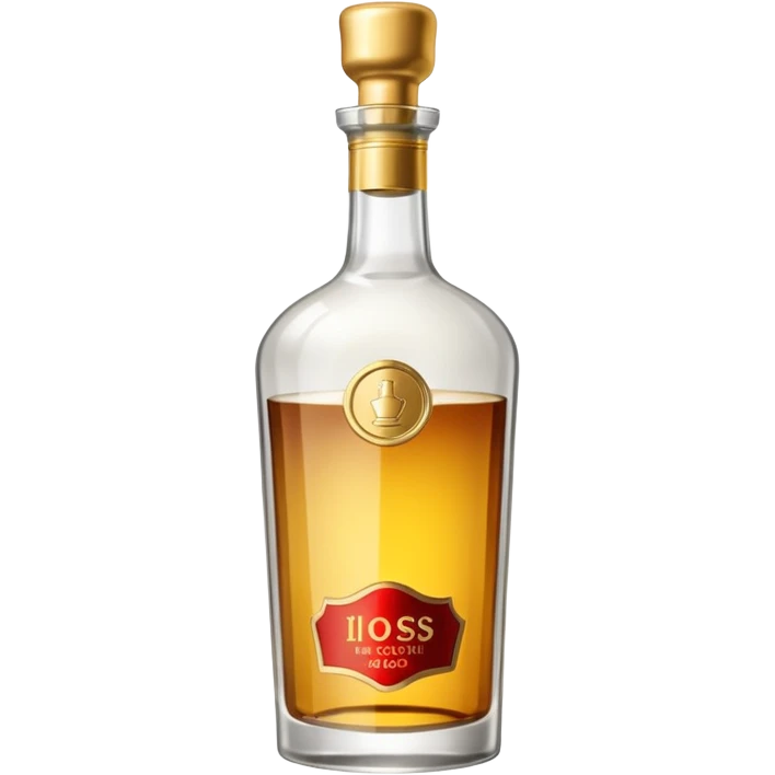 an elegant alcohol bottle emoji