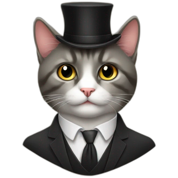 Godfather Cat emoji