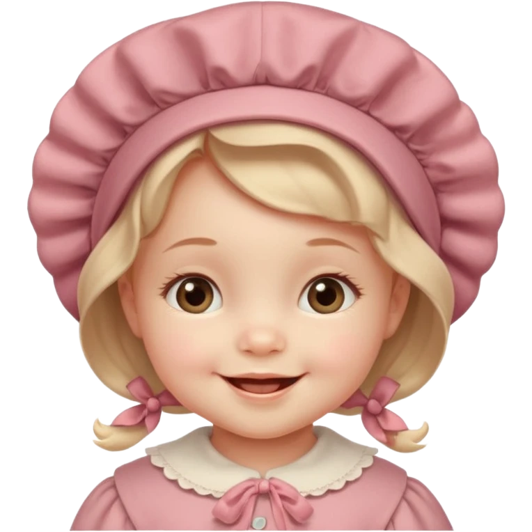 create a baby girl emoji from the 60. emoji