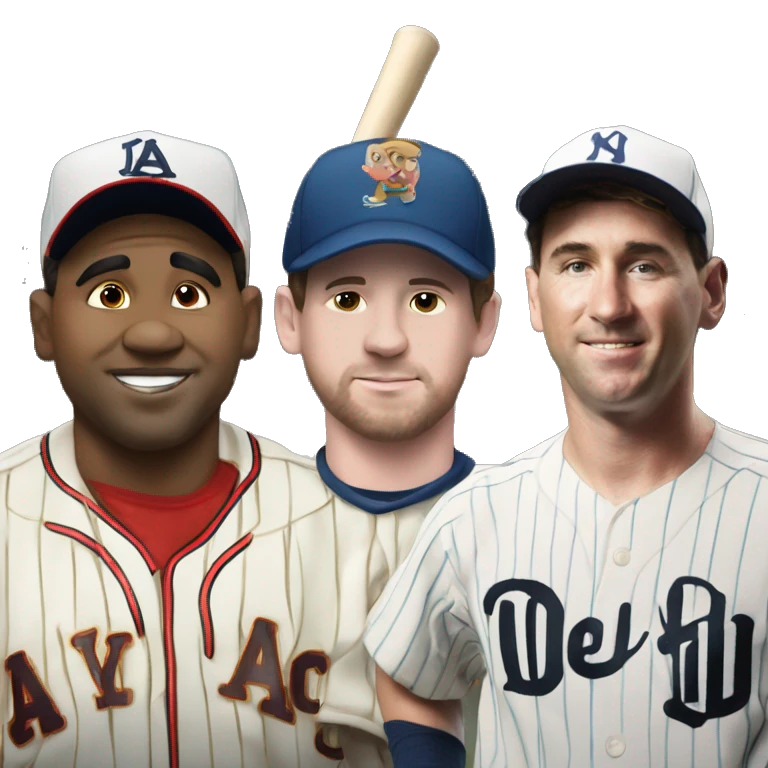 Next to Max next to Messi next to Babe Ruth next to Max emoji