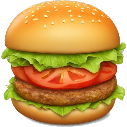 tomato burger emoji