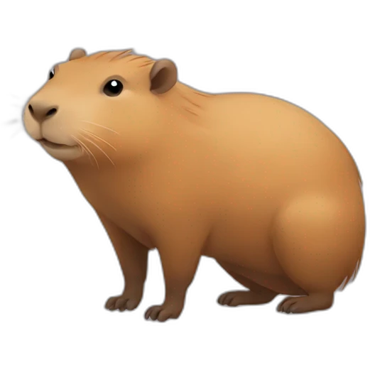 Capybara love emoji