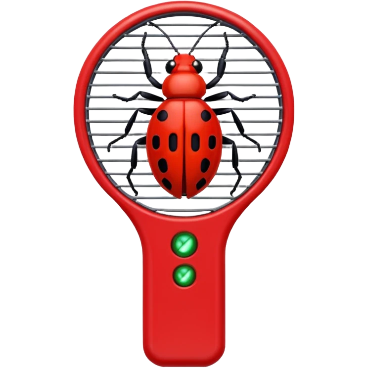 red bug zapper emoji