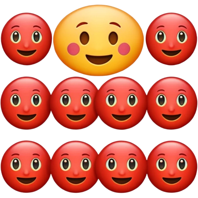 Emojis rojos emoji