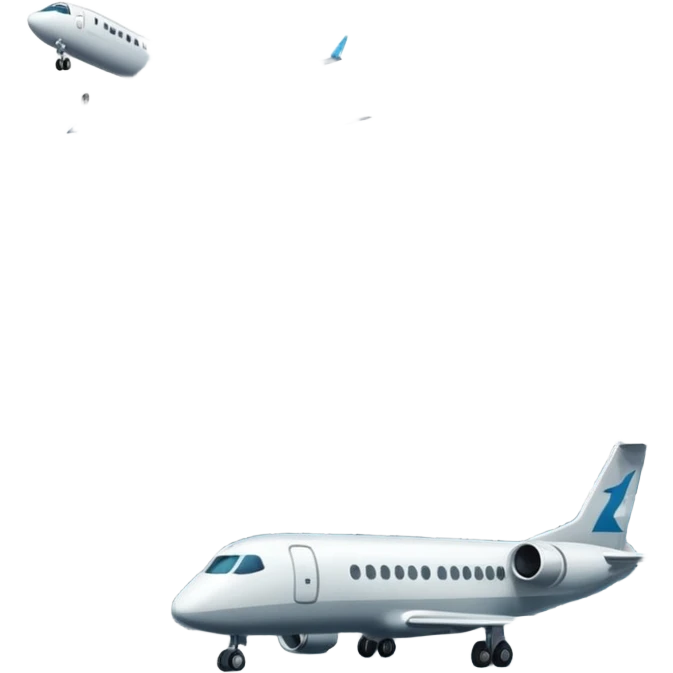 terminal building, planes emoji