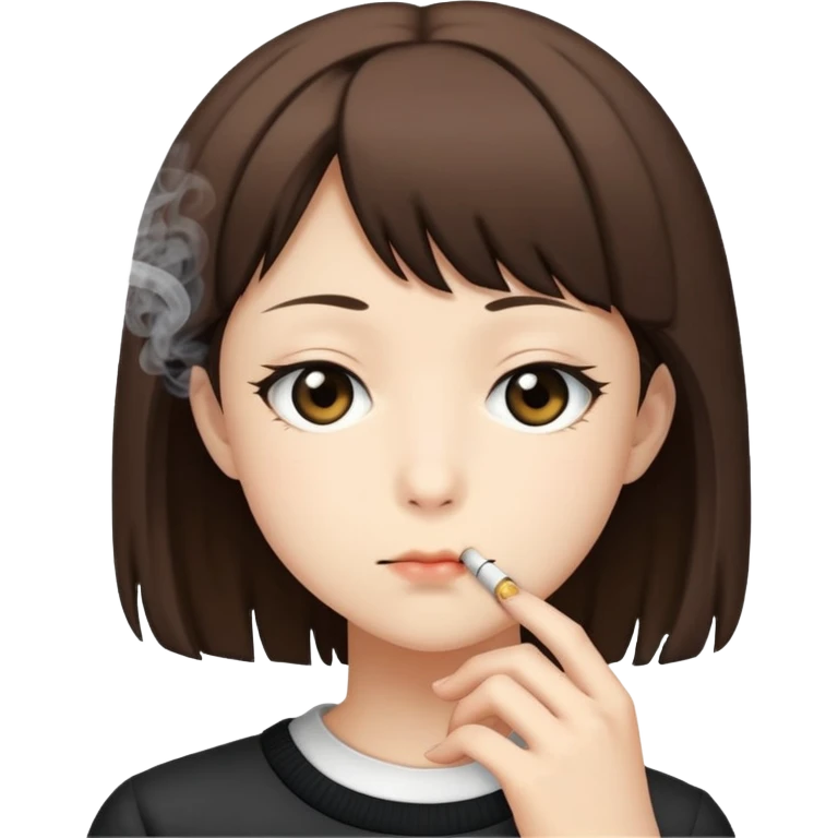 lain iwakura smoking emoji
