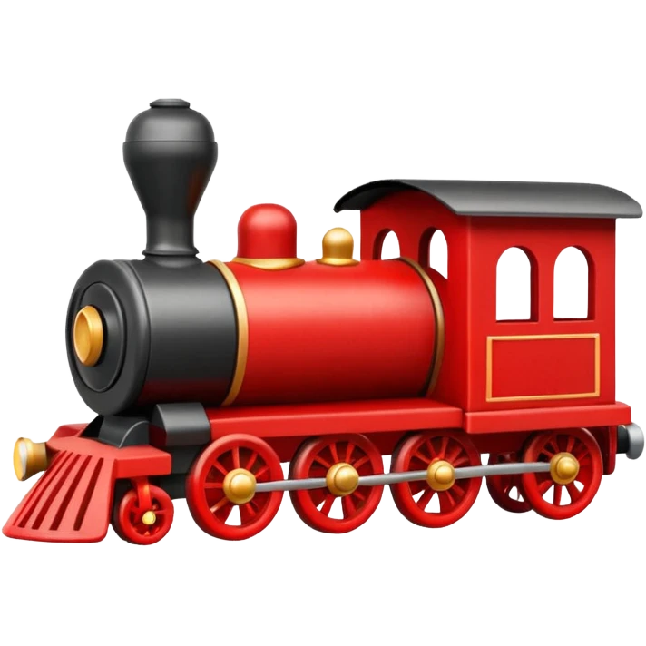 Toy train emoji