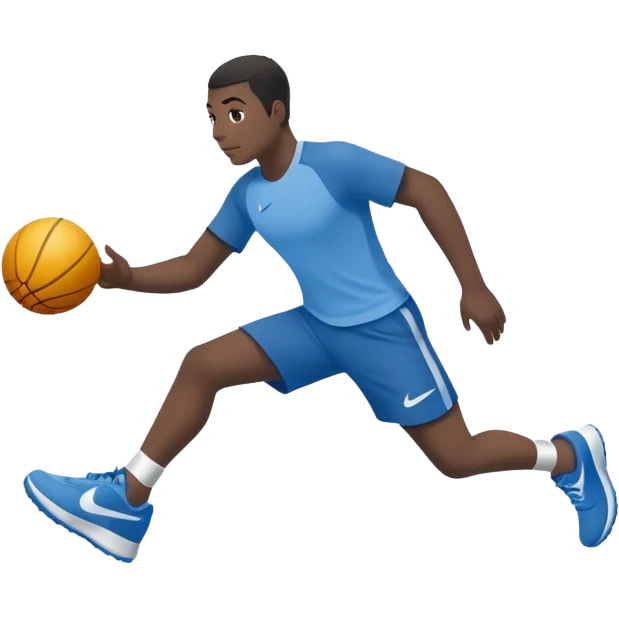 Um tubarão de tênis azul da Nike  emoji