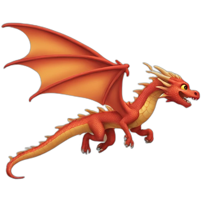 Flying dragon emoji