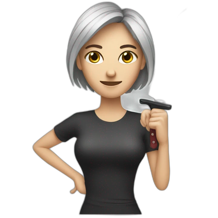 WOMAN AND KNIFE emoji