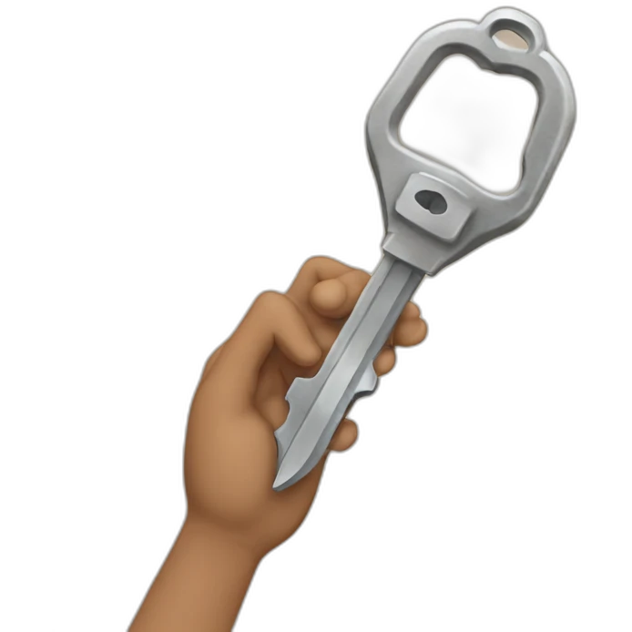 llave en la mano emoji