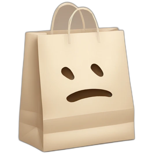 paper shop bag emoji