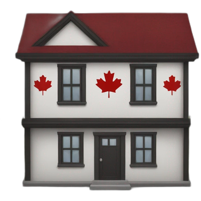 canada flag house emoji
