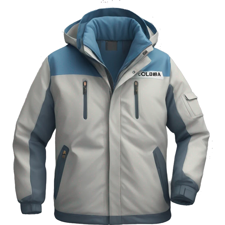 photorealistic columbia jacket emoji
