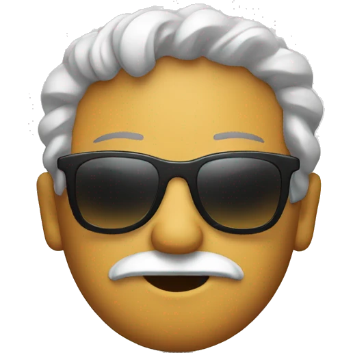 whate with sunglasses emoji
