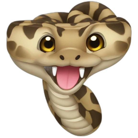 cute rattlesnake emoji