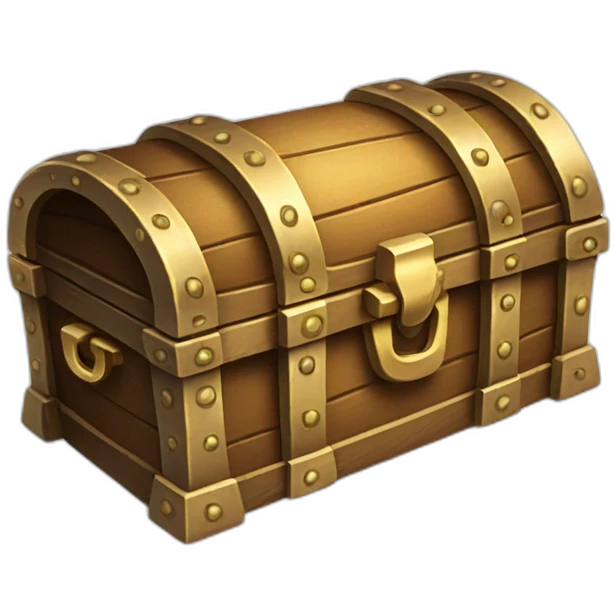 treasure chest full of iphone emoji