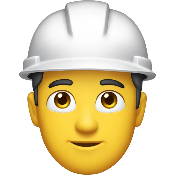 arquitecta con casco blanco  emoji