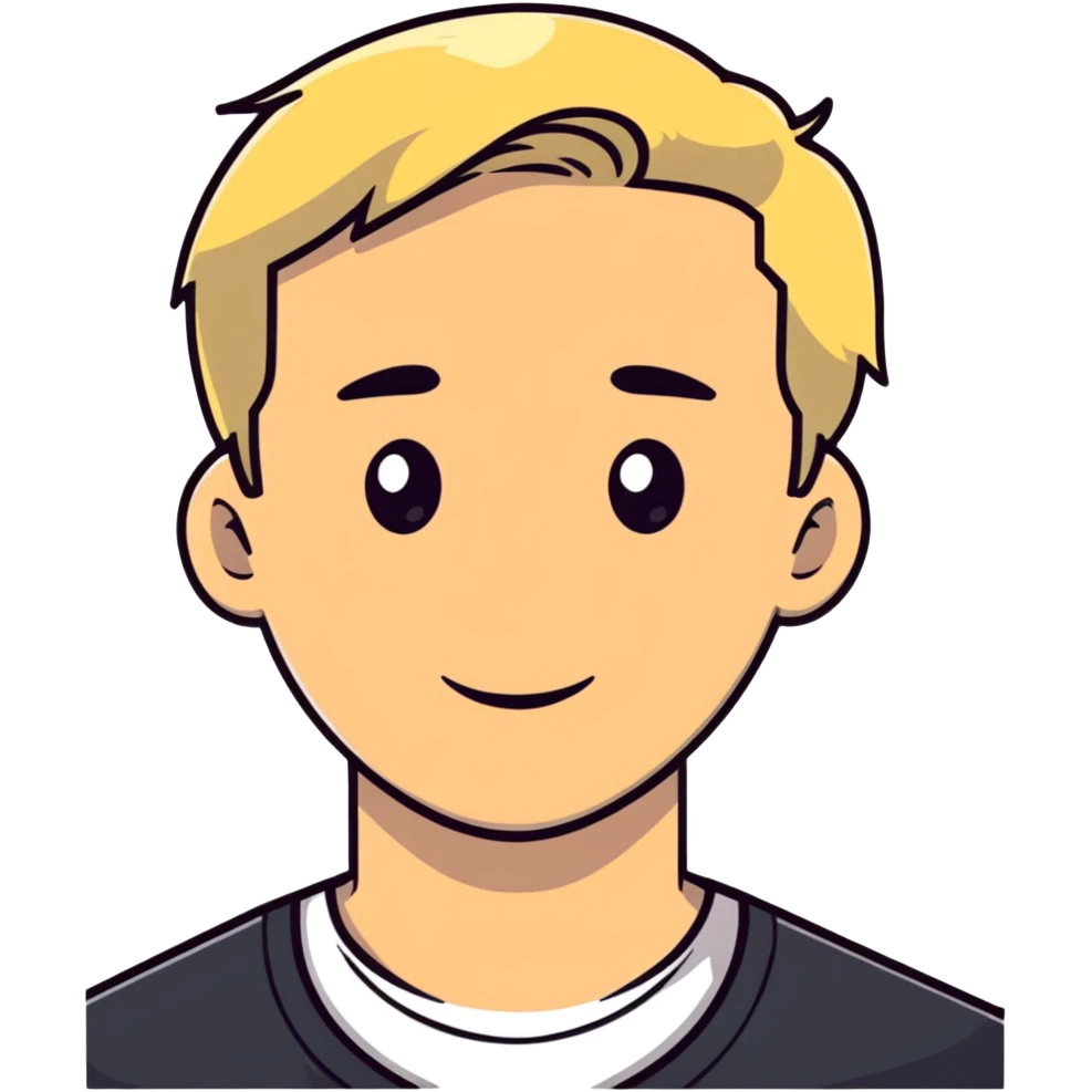 guy with blonde hair emoji