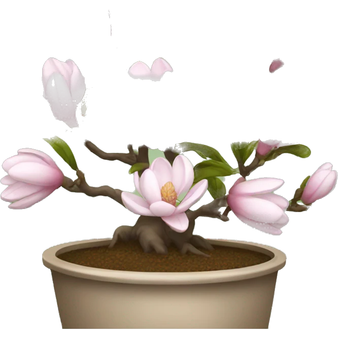 Pot magnolia emoji