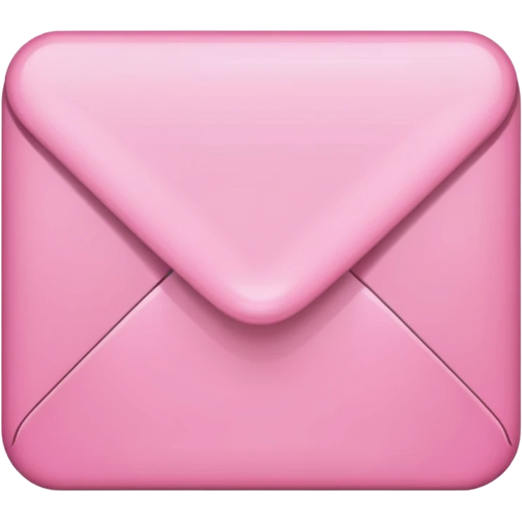 pink email emoji