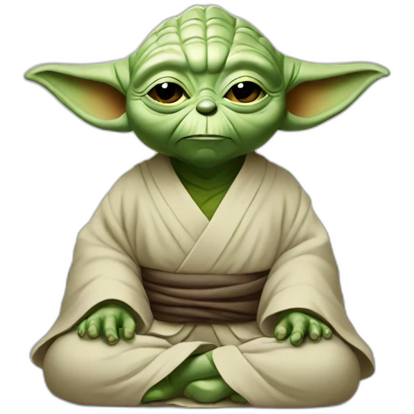 yoda meditation emoji