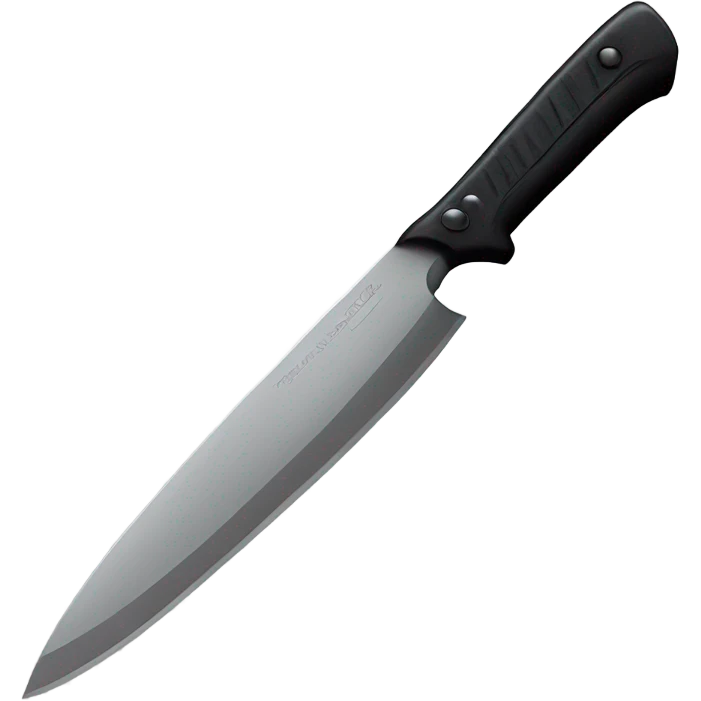 Black knife emoji