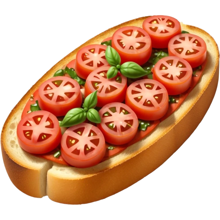 хлеб брускета emoji