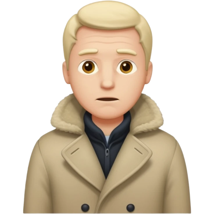 man feeling cold emoji