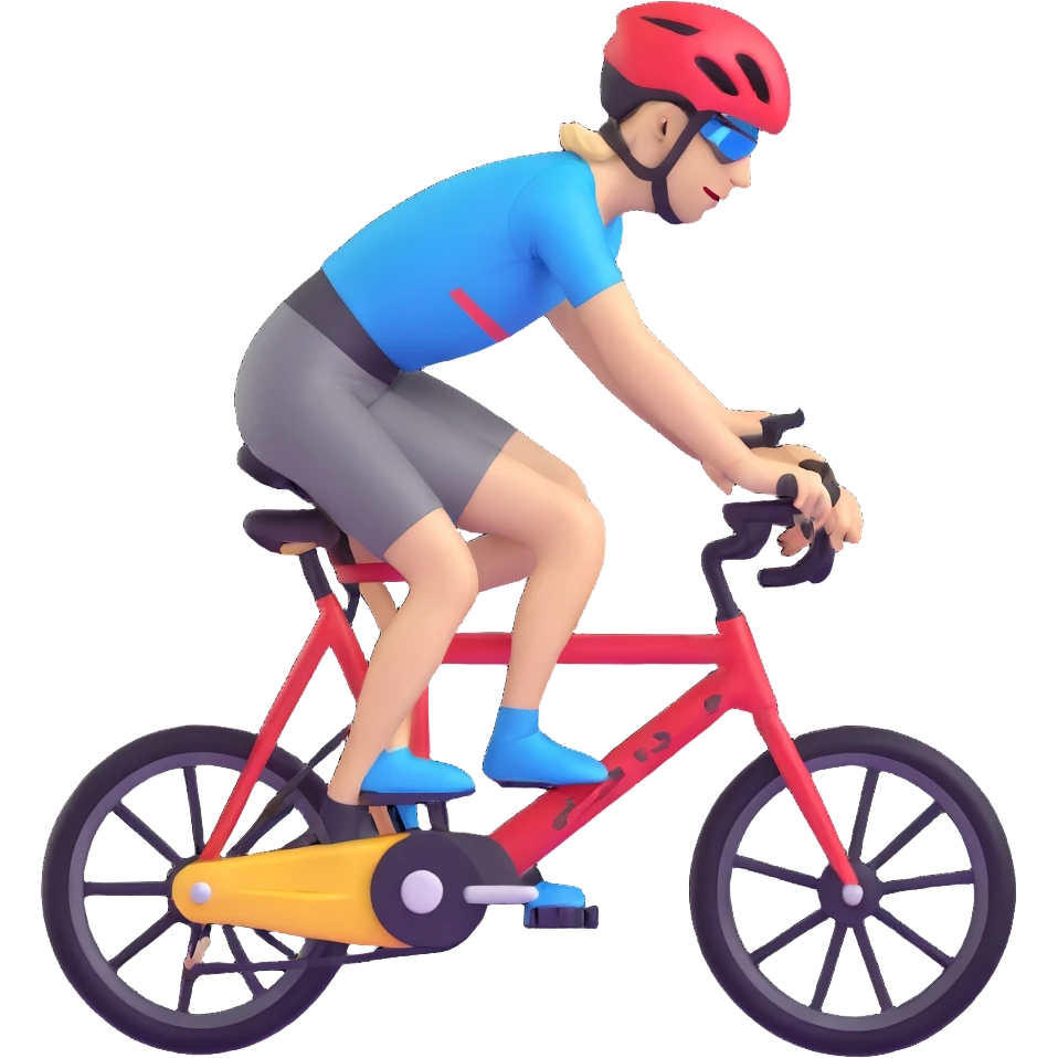 bike rider in racing gear emoji