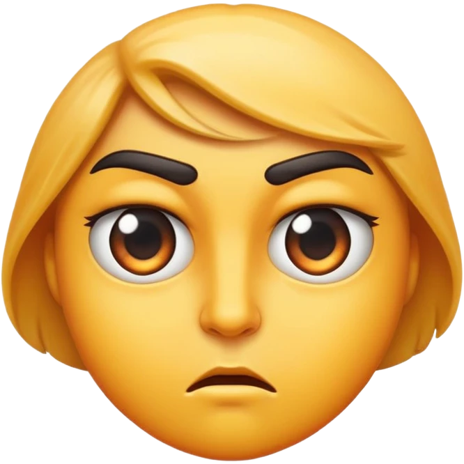 Bombastic side eye emoji