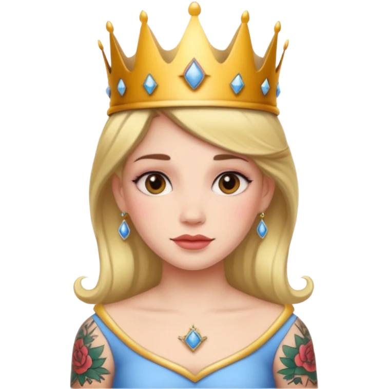 Tattooed princesses emoji