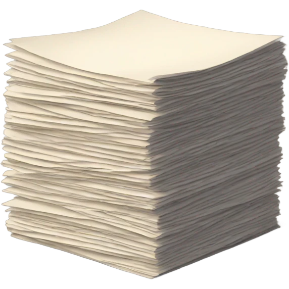  paper stacks emoji