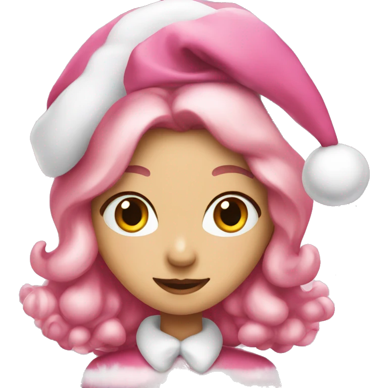 Pink christmas  emoji