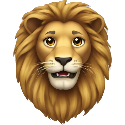 lion trendy emoji