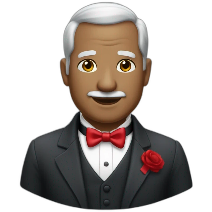 jenkins-a-gray-haired-balding-butler-wearning-dinner-jacket-with-red-bow-tie-without-glasses emoji